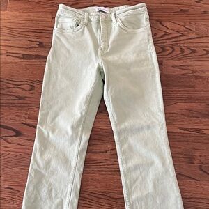 Zara Mint Green Jeans